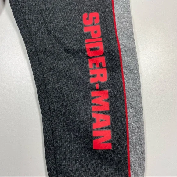 NWT Spider-Man fleece charcoal gray jogger size 3T - Picture 2 of 4